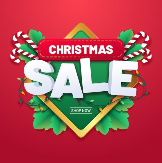 Christmas sale. 20% discount on all products